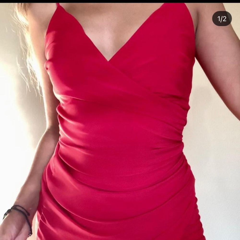 MIDI SLIT DRESS